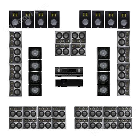 CIC-900-28MONLCR6-8IWSURR6-8TRP10-AVR7240-DP4000IACIC Audio&reg; 帝驰900系列7.2.4四只线阵列私人影院套装 随时咨询